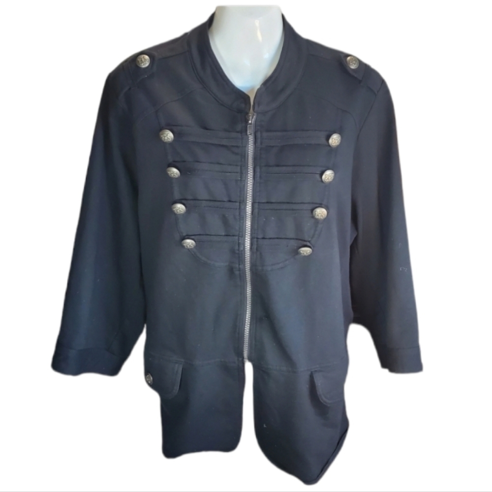 FASHION BUG Loop 18 band jacket zip up 18W